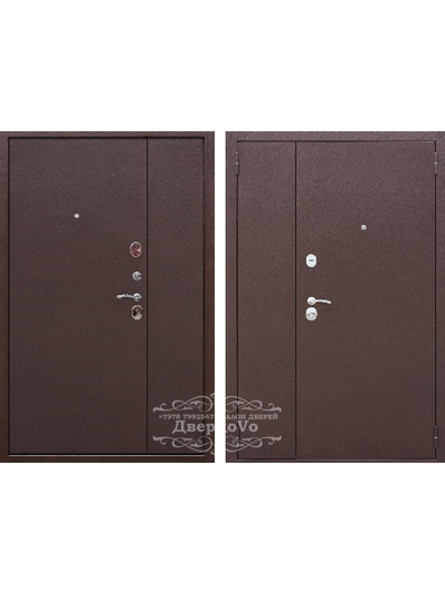 1300*2050 мм. ЙОШКАР-ОЛА (РОССИЯ). ФЕРРОНИ. ГАРДА 60 мм АНТИК МЕДЬ/ АНТИК МЕДЬ (МЕТАЛЛ-МЕТАЛЛ)