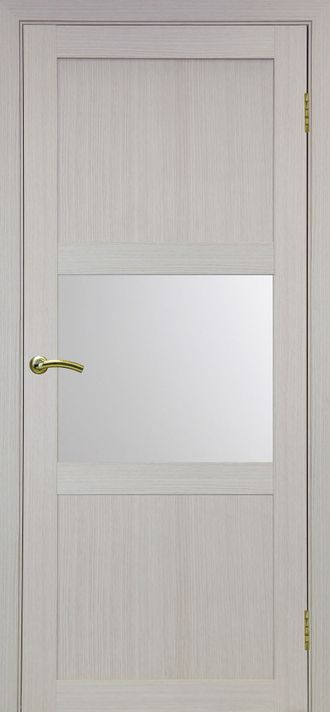 Межкомнатная дверь "Турин-530.121" дуб беленый (стекло сатинато)