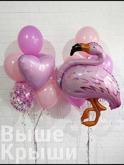 Сет "Розовый Фламинго" (15 шариков)