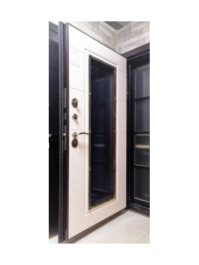 АГОРА. АНТИК МЕДНЫЙ/ ЛИСТВЕННИЦА СВЕТЛАЯ. ДВУХКАМЕРНЫЙ СТЕКЛОПАКЕТ. НАДЕЖНАЯ ВХОДНАЯ ДВЕРЬ