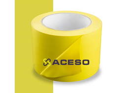 Желтая лента 100 мм рулон 33 метра  контрастная для разметки ступеней, полов, дверей