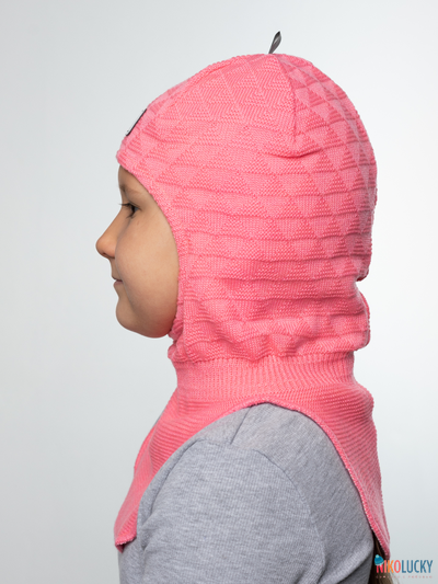 Шапка-шлем "Саша" 20201-02, цвет розовый, р. 50-52