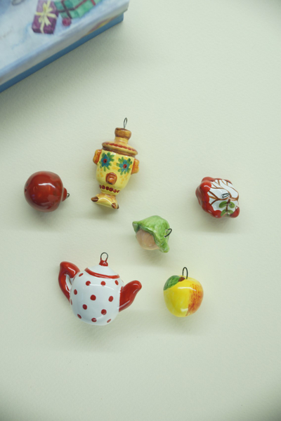 Комплект ёлочных игрушек "Чайные посиделки"