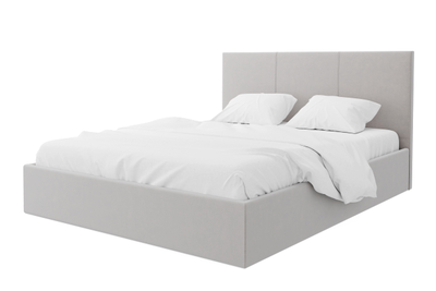 Кровать односпальная, двуспальная, MyCloud Мечта с подъемным механизмом, бельевым ящиком, мягкое изголовье, квадратная спинка, без ножек