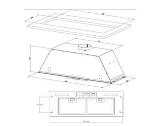 Вытяжка Korting KHI 9931 W