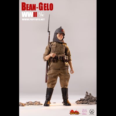 Красноармеец Антон (диверсант) - КОЛЛЕКЦИОННАЯ ФИГУРКА 1/12 Bean Gelo series - Anton (BGS022) - POPTOYS
