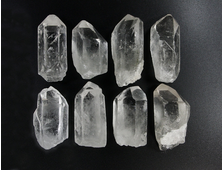 Кварц горный хрусталь в ассортименте, Бразилия (кристаллы 40-50 мм, 25-27 г) №24039