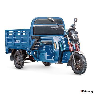 Грузовой электротрицикл Rutrike Антей PRO 1500 темно-синий