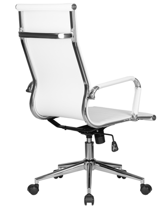 Офисное кресло для руководителей DOBRIN CLARK SIMPLE, белый
