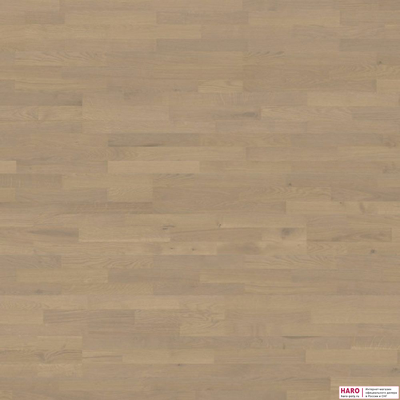 Паркетная доска Haro Дуб Песочно-Серый 538931 3-пол масло