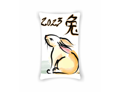 Подушка вертикальная год Кролика №5