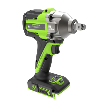 Гайковерт ударный аккумуляторный Greenworks IW5500, 24V, АКБ 4 Ач, ЗУ