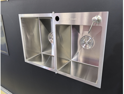 Мойка из нержавеющей стали 78х48/1,5 САТИН Amalet *