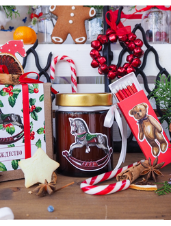 АРОМАТИЧЕСКАЯ СВЕЧА "РОЖДЕСТВО" 250 МЛ (10шт)