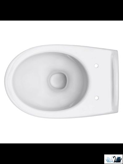 Комплект ПЭК Santek Бореаль 1.WH50.1.775. Инсталляция с кнопкой (черный, матовый) и подвесной унитаз с сиденьем микролифт