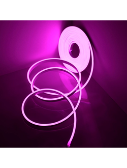 Гибкий светодиодный неон 2835 120LED/m 4.5х13х5000мм 12V IP67 PINK