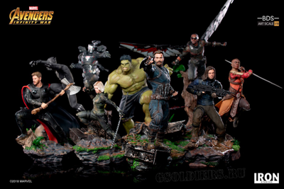 Сокол, Мстители: Война бесконечности Marvel Falcon Scale 1/10 Avengers: Infinity War Iron Studios