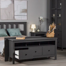 Сага Тумба 3 ящика 1312х622х414 серый