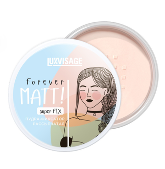 Пудра-фиксатор рассыпчатая Бесцветная Forever MATT! Super FIX  6г LuxVisage