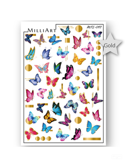 Слайдер-дизайн MilliArt Nails Металл MTL-097