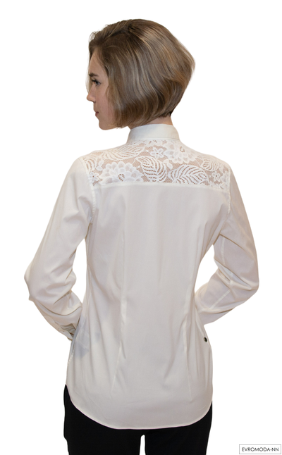 Блузка кремовая Вельвет - F2