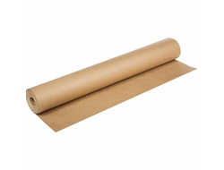 Бумага обёрточная 620 мм.  50 м/п, 80 г/м2 без втулки