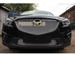 Защита радиатора Mazda CX-5 2012-2017 chrome низ PREMIUM