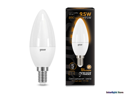 Gauss LED Candle 9.5w 830/840 E14