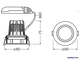 Встраиваемый светодиодный светильник Osram Ledvance Downlight M 13,5w 650lm 4000K White 50000h 220-240v