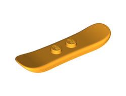 Minifigure, Utensil Snowboard Small, Bright Light Orange (18746 / 6105957)