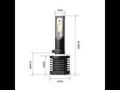 Светодиодные лампы H27 (880/881) Optima LED QVANT, 5000K, 12-24v, (комплект, 2шт)