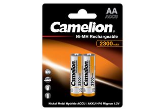 Батарейка аккумуляторная никель-металлогидридная Camelion AA 2300mAh/2BL 2 штуки