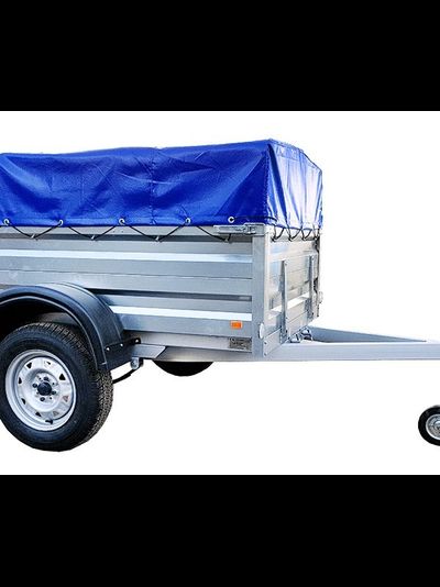 Прицеп «Спутник PRO» (1900x1200x480) увеличенный борт, оцинкованная рама, с силовым подрамником