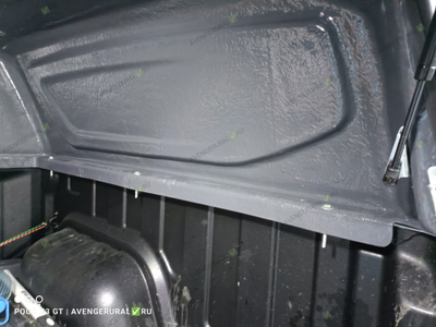 Кунг Sk3 на Changan Hunter Plus. Внутренняя отделка серый грунт.