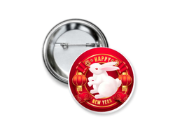 Значок закатной год Кролика №14