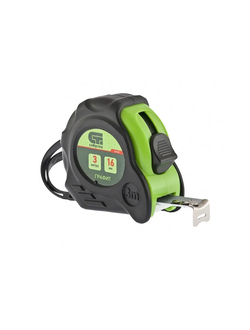 Рулетка 3 м х 16 мм Сибртех Графит, обрезиненный корпус, амортизатор