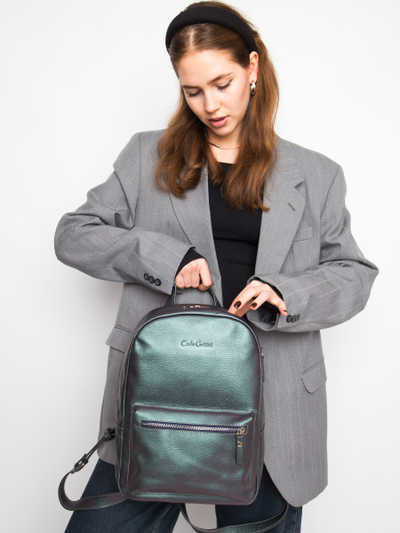 Женский кожаный рюкзак Albiate Premium northern lights 
(арт. 3103-57)