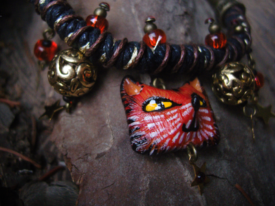 "Шатёр Царевны Лисички", яркий браслет в стиле фэнтези