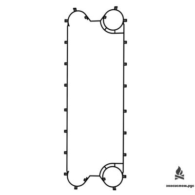 Теплогаз Резиновое уплотнение TG65