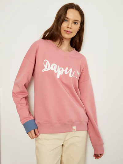 ЖЕНСКИЙ СВИТШОТ РОЗОВЫЙ "ДАРИ"