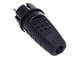 Вилка UNIVersal прямая c/з каучук 16А 250В IP44 (еврослот) 602227