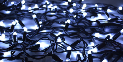 Гирлянда бахрома уличная каучук 3.0x0.6/0.5/0.4м., 100led, 220В.