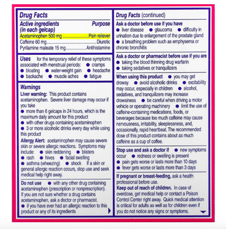 Midol Complete - ОБЕЗБОЛИВАЮЩЕЕ СРЕДСТВО ПРИ ПМС