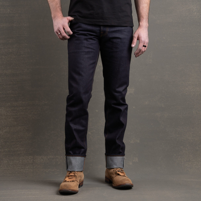 Джинсы =Brave Star= Strongman 16.5oz 'Blue Blood' Selvage Denim