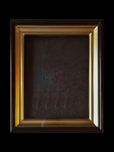 Киот деревянный с рамой "под золото" для иконы формата 30х40см.