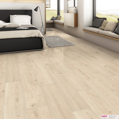 Пробковые полы Haro Дуб Портлэнд белый структур 537262