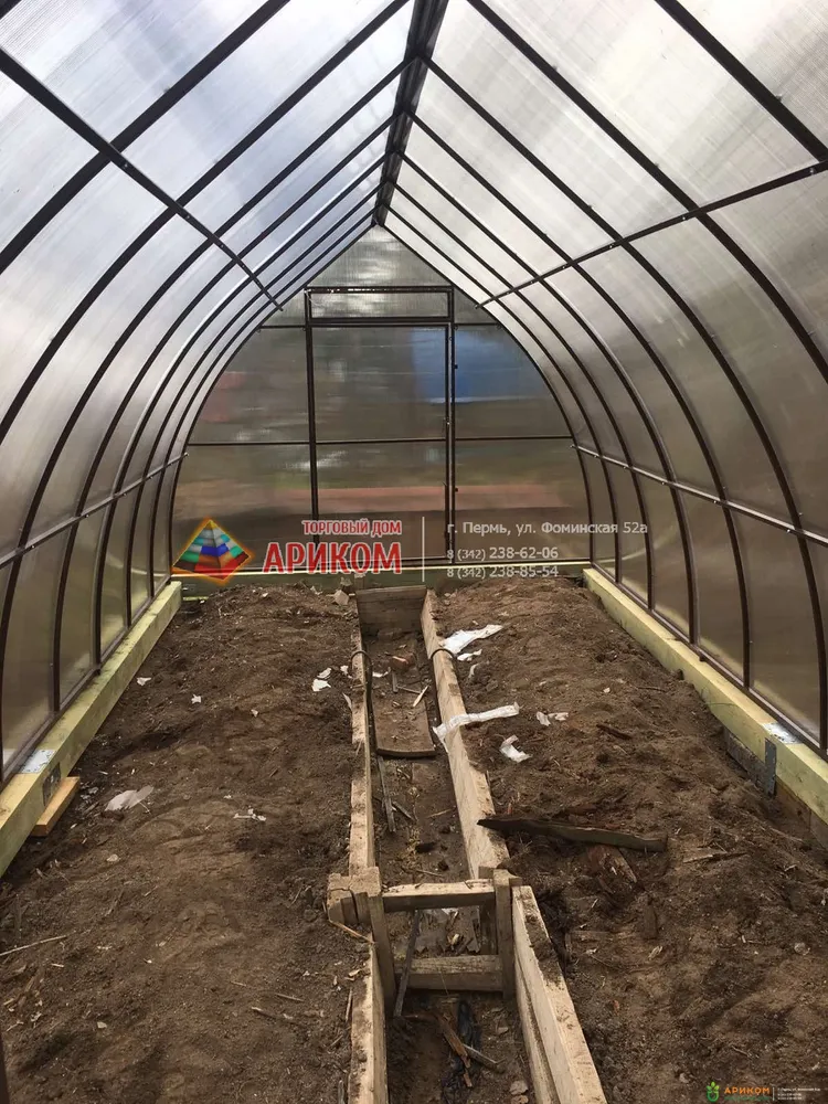 Теплицы и сотовый поликарбонат в Перми от Ариком