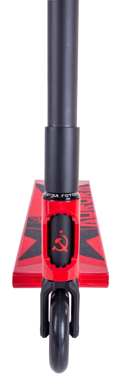 Трюковой самокат Tech Team Aurora red перед