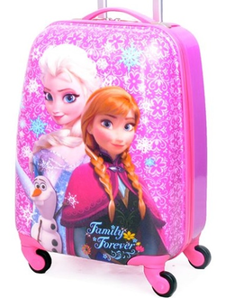 Детский чемодан Холодное Сердце (Frozen) розовый