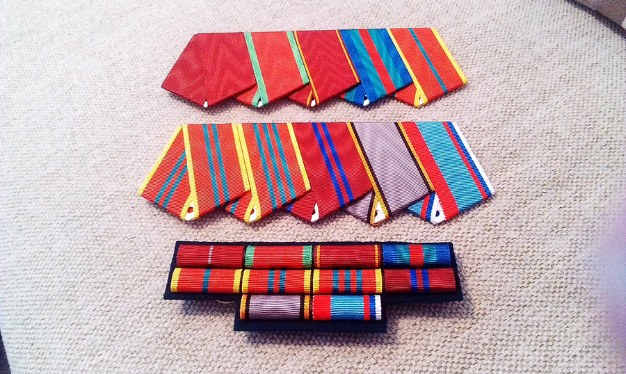 колодка для медалей на китель